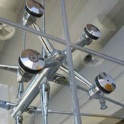 Spider Glass - Suspended Glass Fins & Cable System
