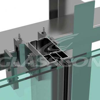 Aluminum Curtain Walls - Unitized System