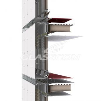 Aluminum Curtain Walls - Unitized System