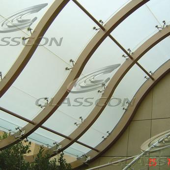 Καμπύλοι κουρμπαριστοί υαλοπίνακες CURVED ΒΕΝΤ GLASS