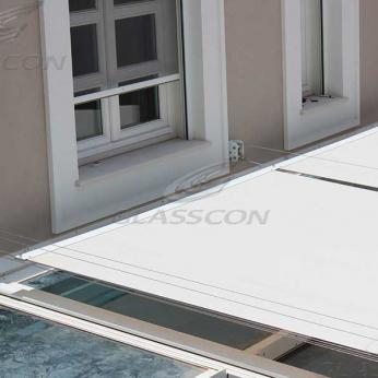 Retractable Glass Roof with Motorized Operation