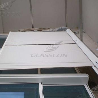 Retractable Glass Roof with Motorized Operation